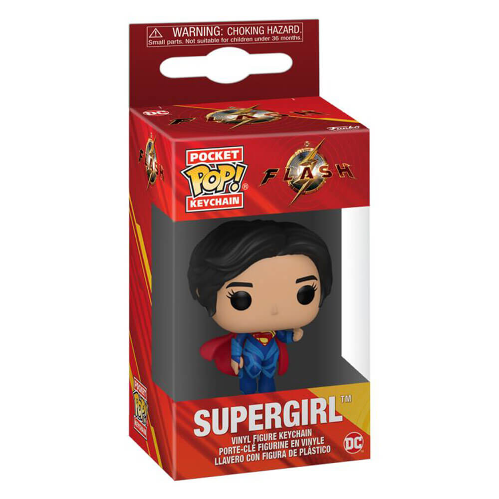 The Flash Supergirl Pop! Keychain