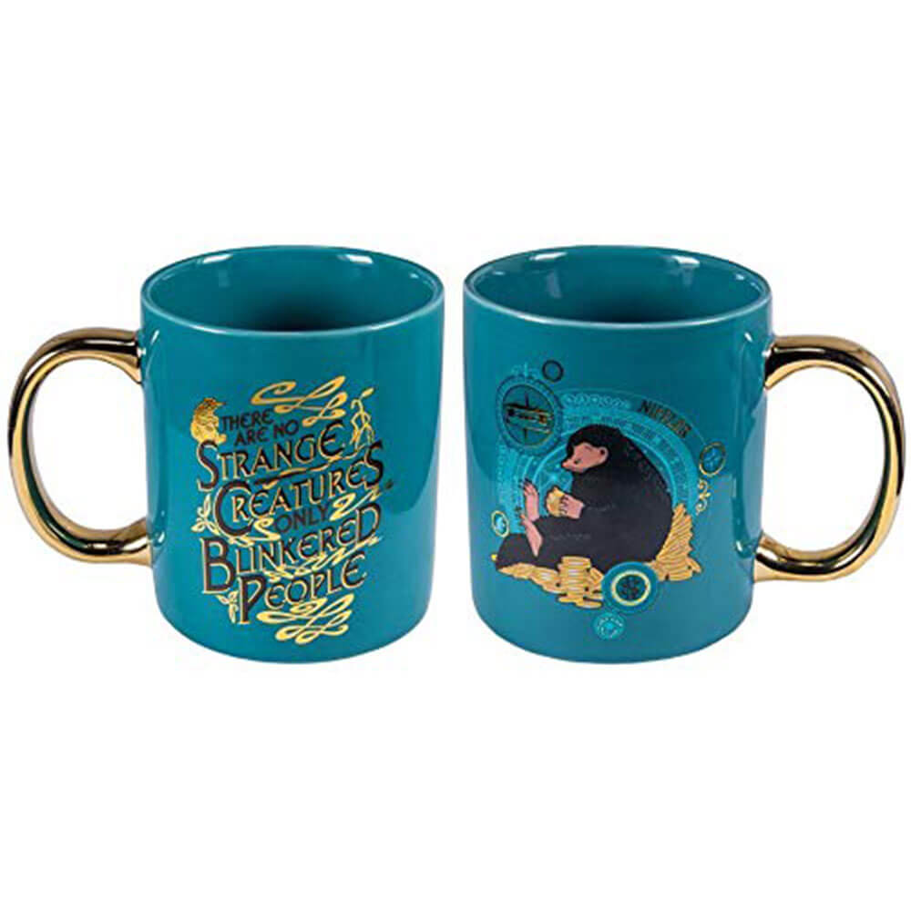 Fantastic Beasts Niffler Gold Electroplated Mug