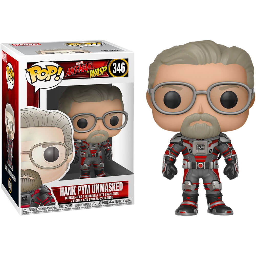 Ant-Man and the Wasp Hank Pym Unmasked US Pop! Vinyl