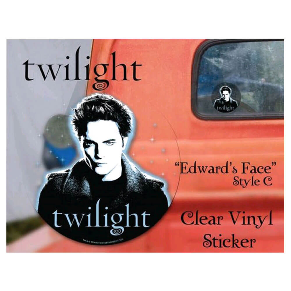 Twilight Sticker Clear Vinyl Style C (Edward)