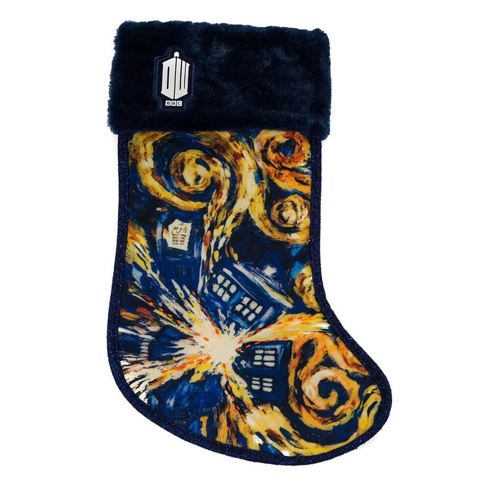 Doctor Who TARDIS Starry Night Stocking