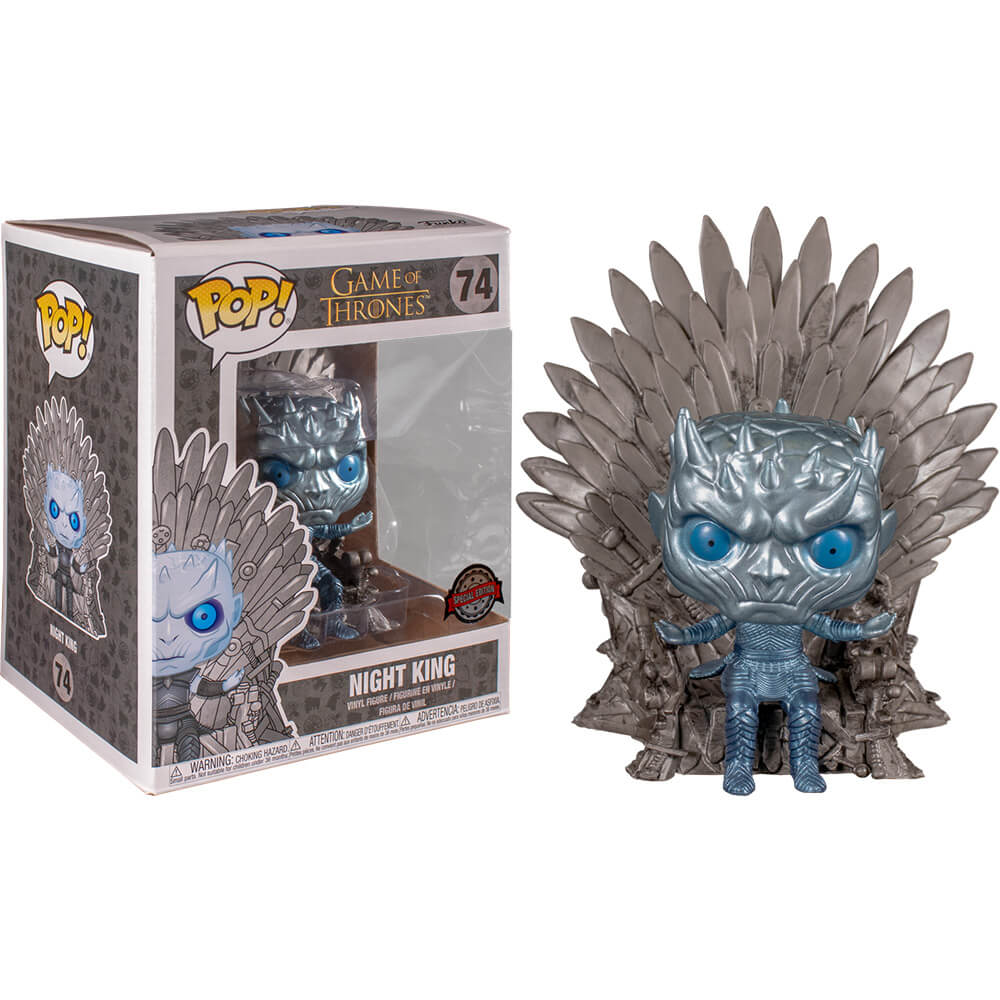 Game of Thrones Night King Throne Metallic US Excl Pop! Dx