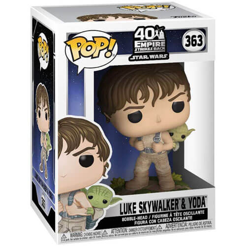 Star Wars Luke training with Yoda Pop! Vinyl