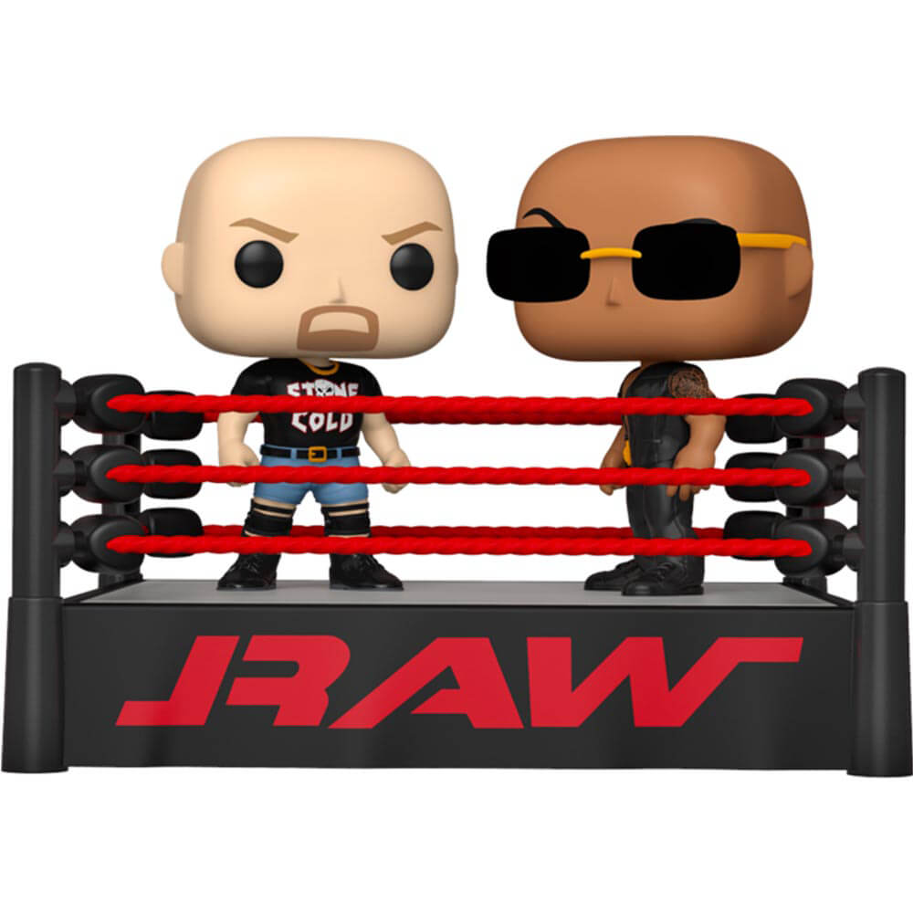WWE The Rock v Stone Cold Wrestling Ring Pop! Moment