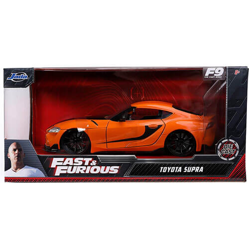 2020 Toyota Supra Metallic Orange 1:24 Scale Hollywood Ride