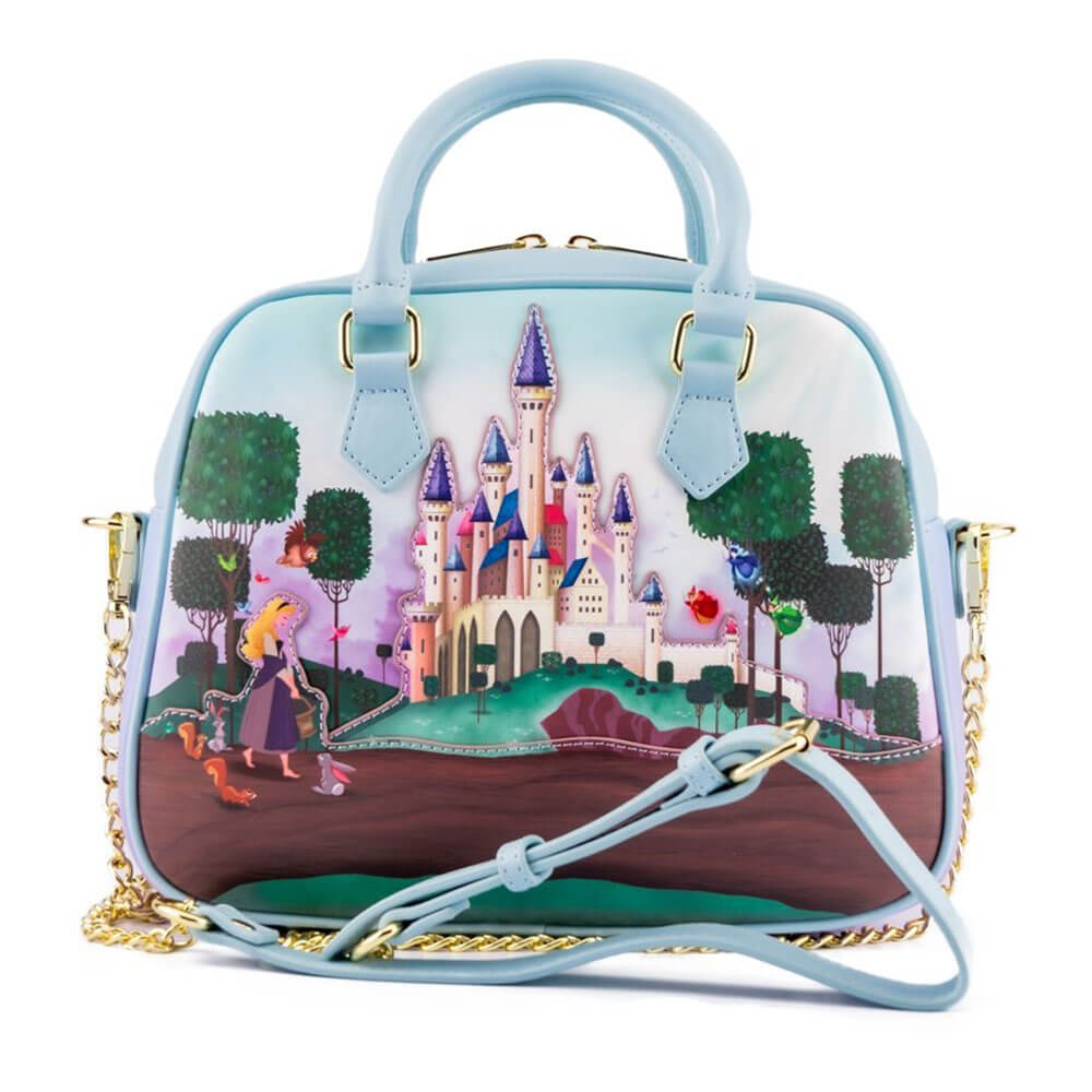 Sleeping Beauty Castle Crossbody