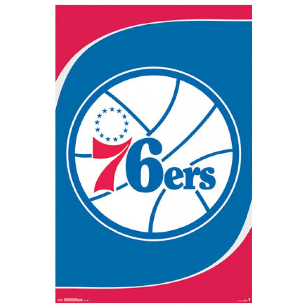 NBA Philadelphia 76ers Logo 14 Poster