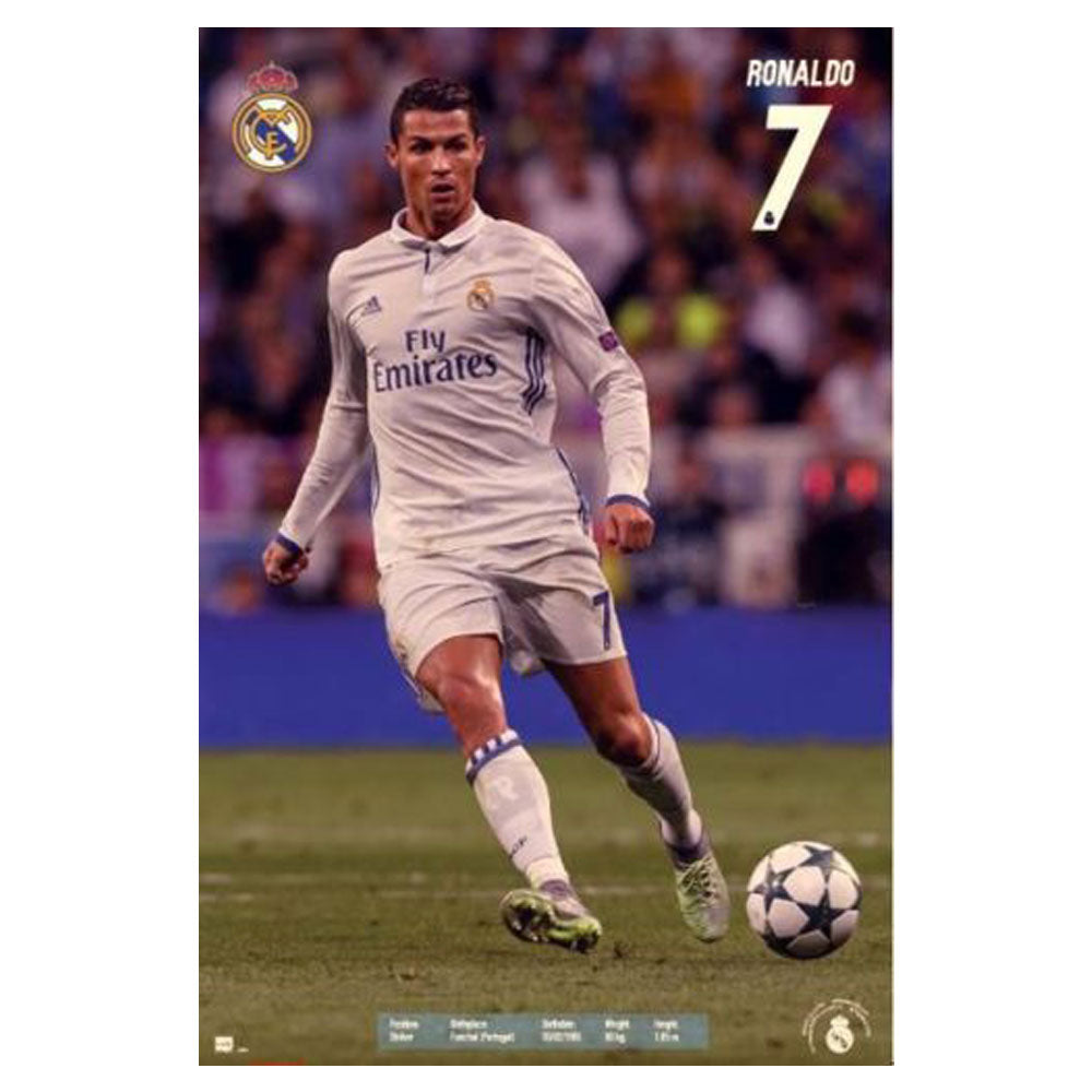 Real Madrid Ronaldo 2017 Poster
