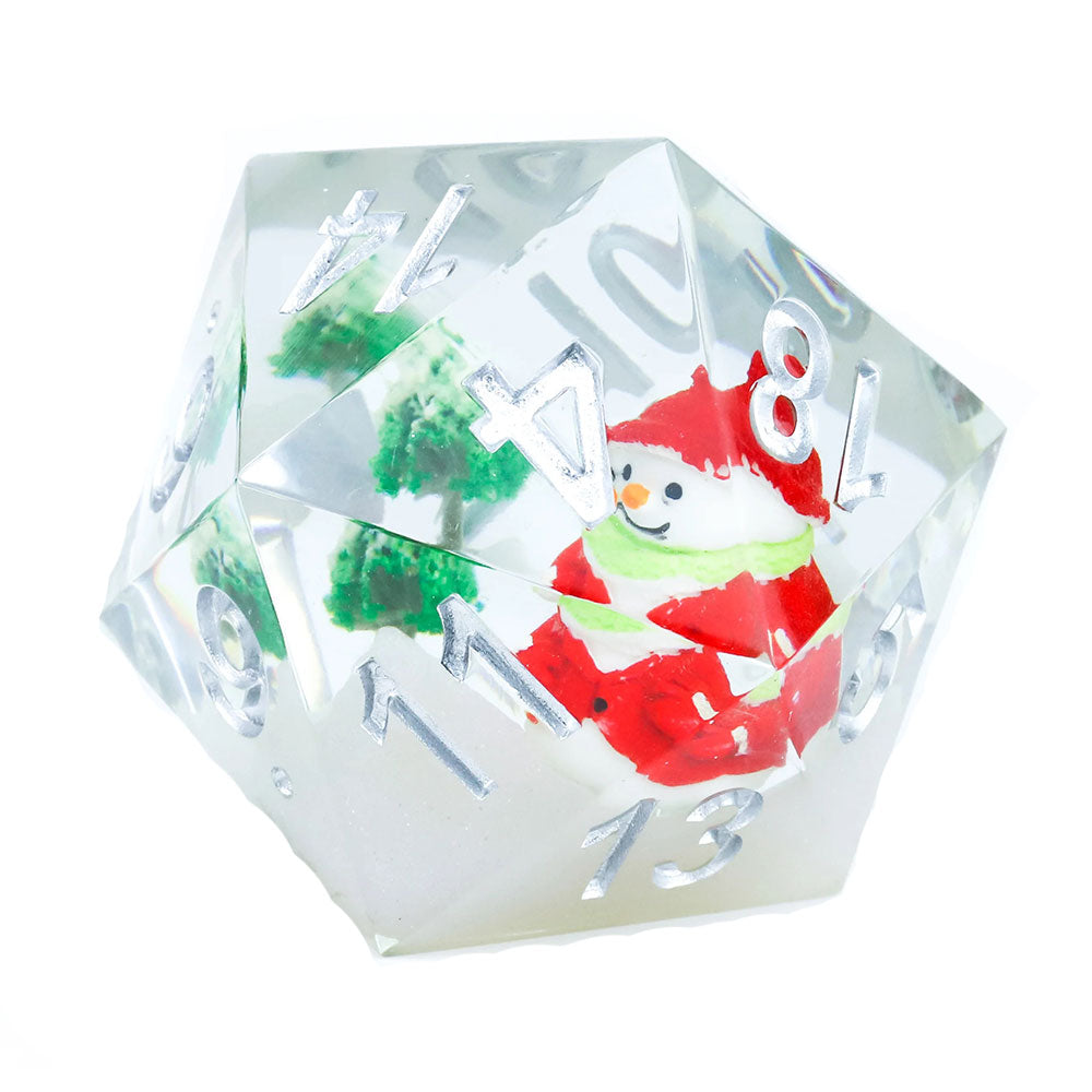 Sirius D20 Snowman Scenic Dice (Large)