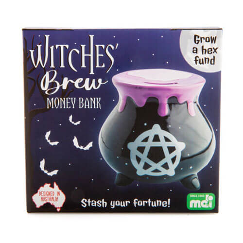 Witches' Brew Cauldron Money Bank