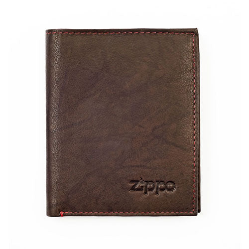 Zippo Leather Vertical Wallet (4 Cards)