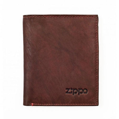 Zippo Leather Vertical Wallet (4 Cards)
