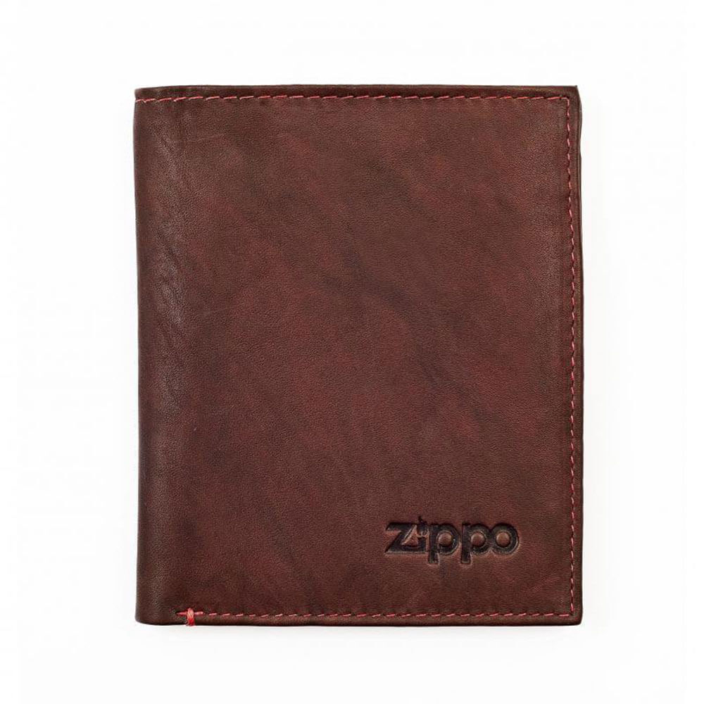 Zippo Leather Vertical Wallet (4 Cards)
