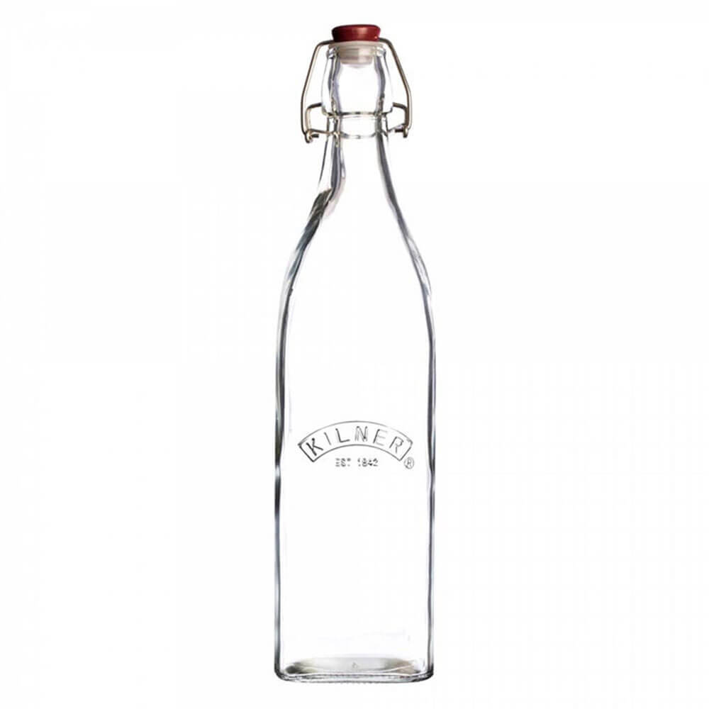Kilner Clip Top Square Glass Bottle
