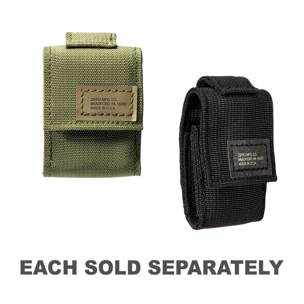 Zippo OD Pouch & Black Crackle Gift Set