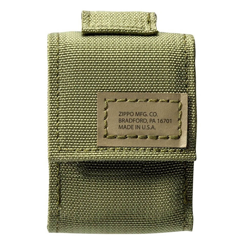 Zippo OD Pouch & Black Crackle Gift Set