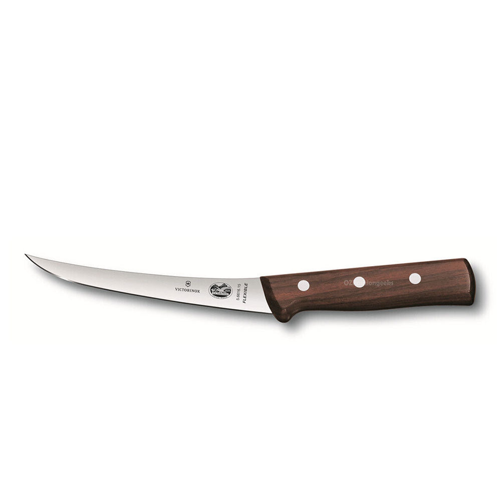 Narrow Flexible Curved Boning Knife w/ American Handle