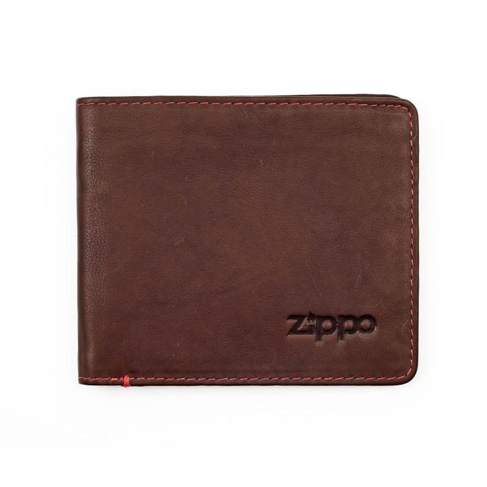 Zippo Leather Bi-Fold Wallet (2 Cards)