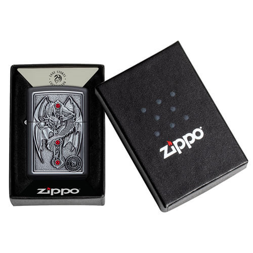 Zippo Winged Dragon Cross Design Lighter