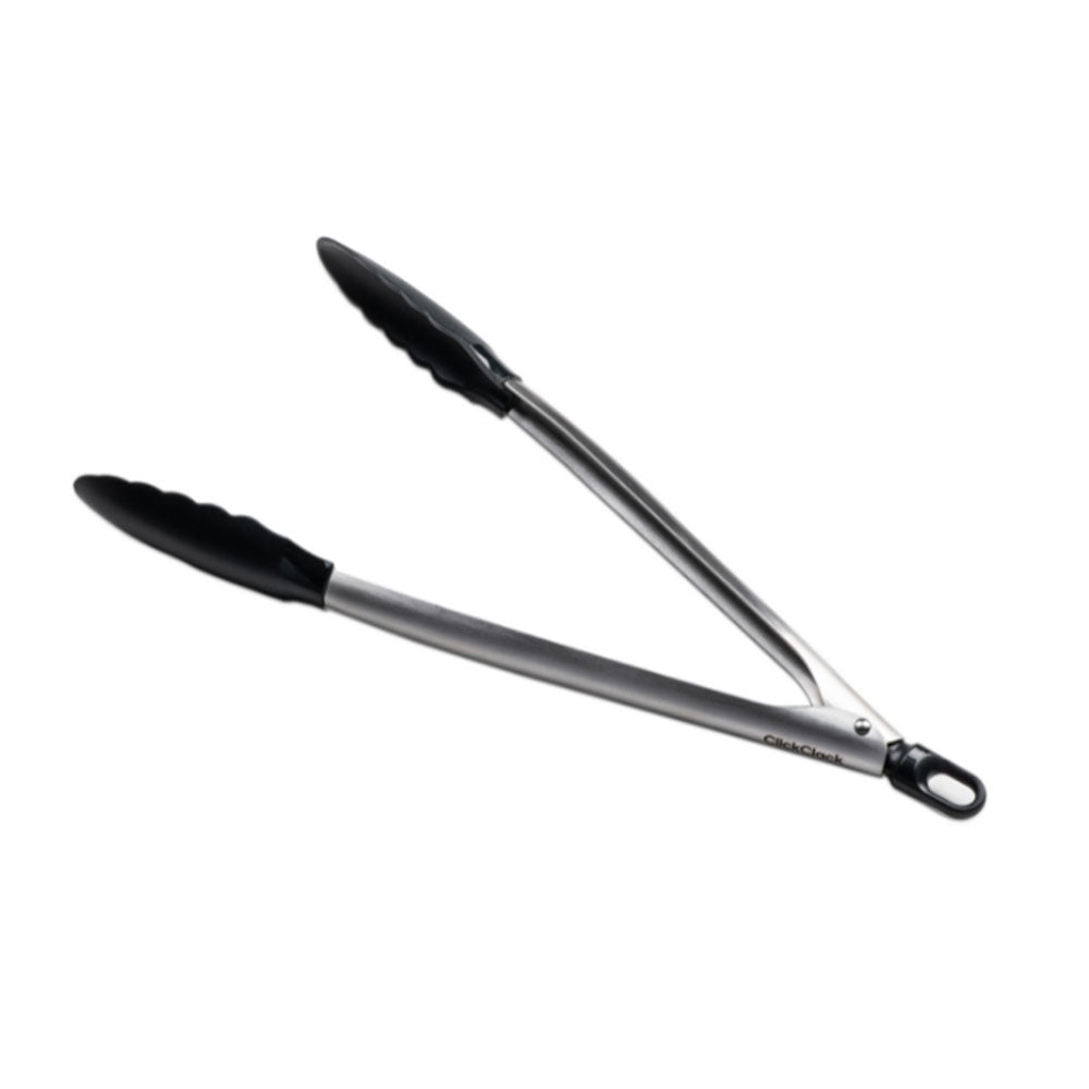 ClickClack Stainless Steel Tongs (Chrome)