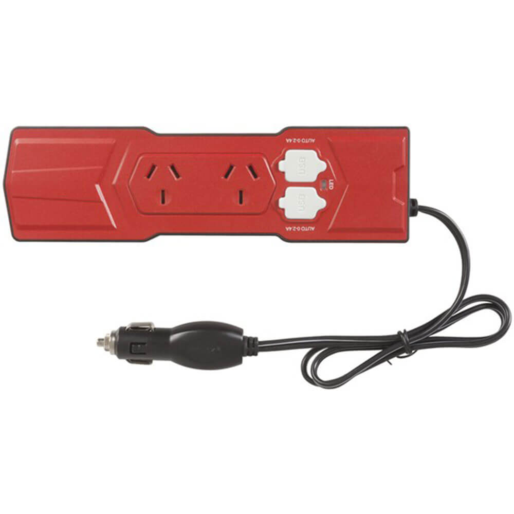 200W Inverter w/ 4 USB Outlets