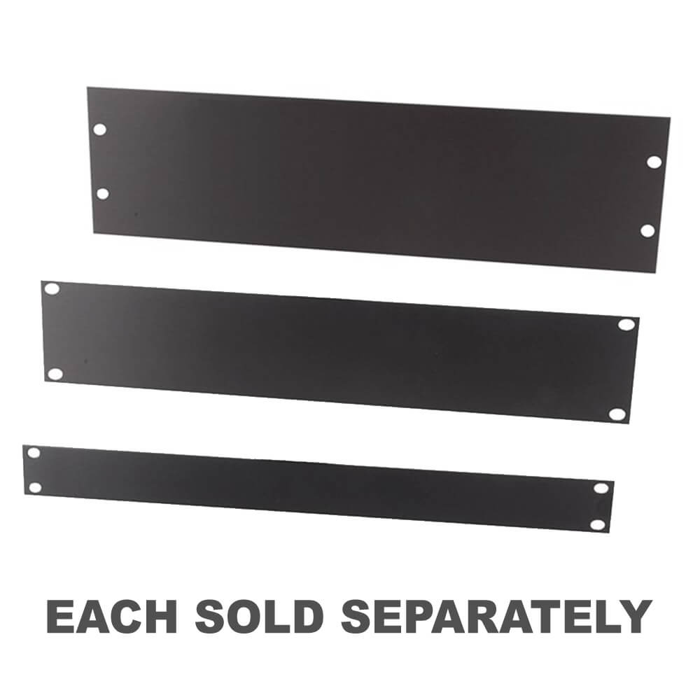 ALuminium Rack Cabinet Panel (Black)