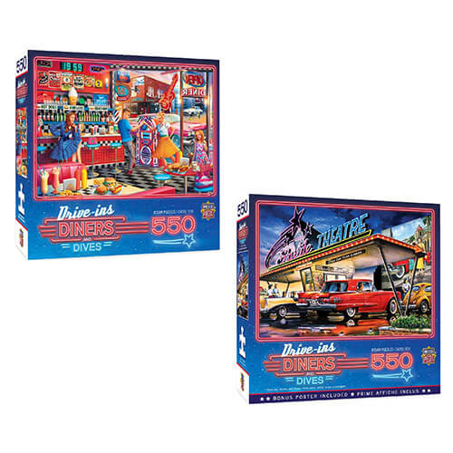 MP Diners & Dives Puzzle (550 pcs)