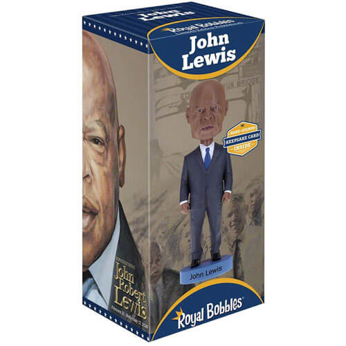 Bobblehead John Lewis Figure w/ Autographed Collector Card