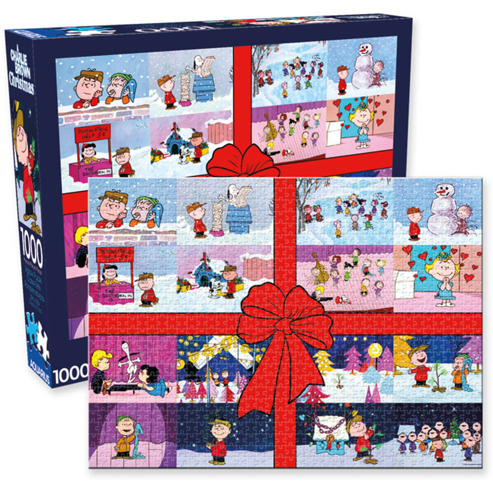 Aquarius Charlie Brown Christmas Present Puzzle 1000pc