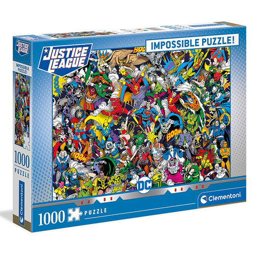 Clementoni DC Comics Impossible Puzzle 1000pc