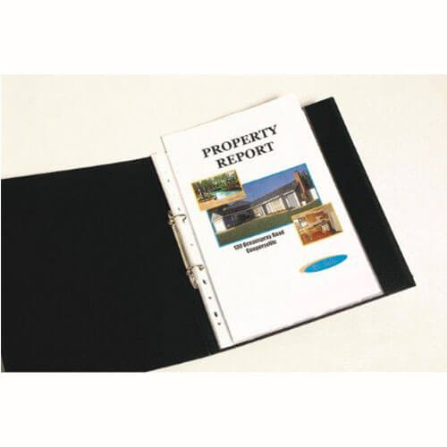 Marbig Ultra Clear Portrait Sheet Protectors A3 (25pk)