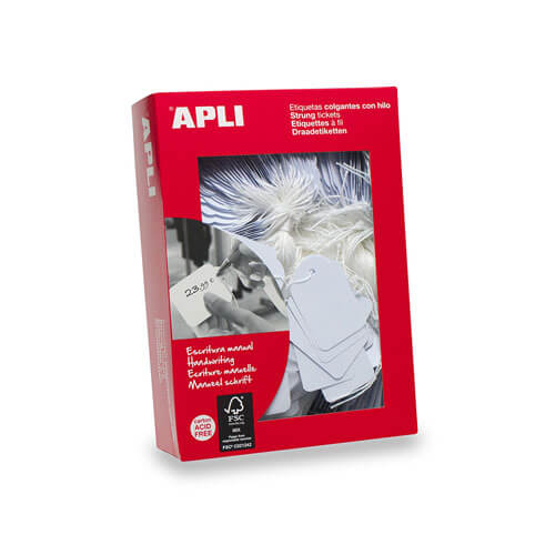 Apli Merchandising Tags White 500pk