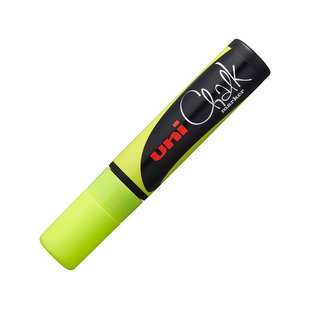 Uni Chalk Marker 15mm Broad Chisel Tip