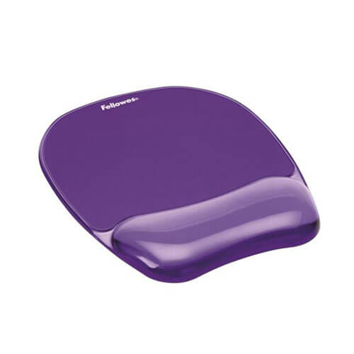 Fellowes Crystal Gel Mouse Pad & Wrist Rest