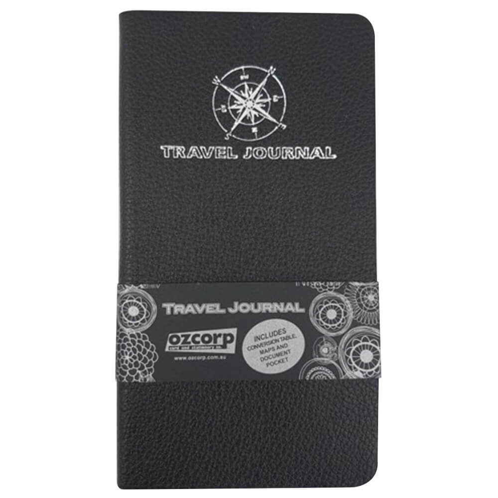 Ozcorp Soft Cover Slim Travel Journal (Black)