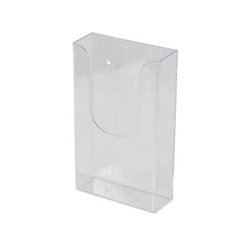 Deflecto Portrait Wall Mount Brochure Holder (Clear)