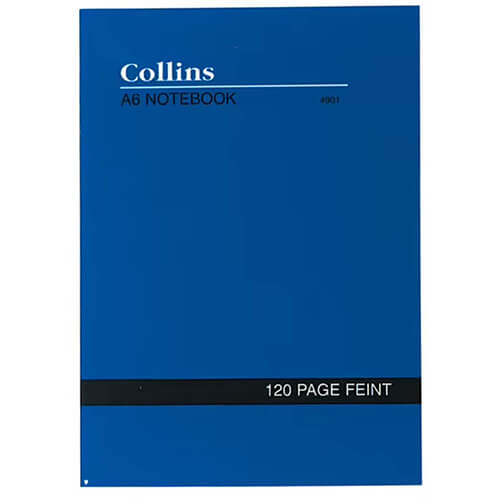 Collins Feint Ruled Notebook (A6)