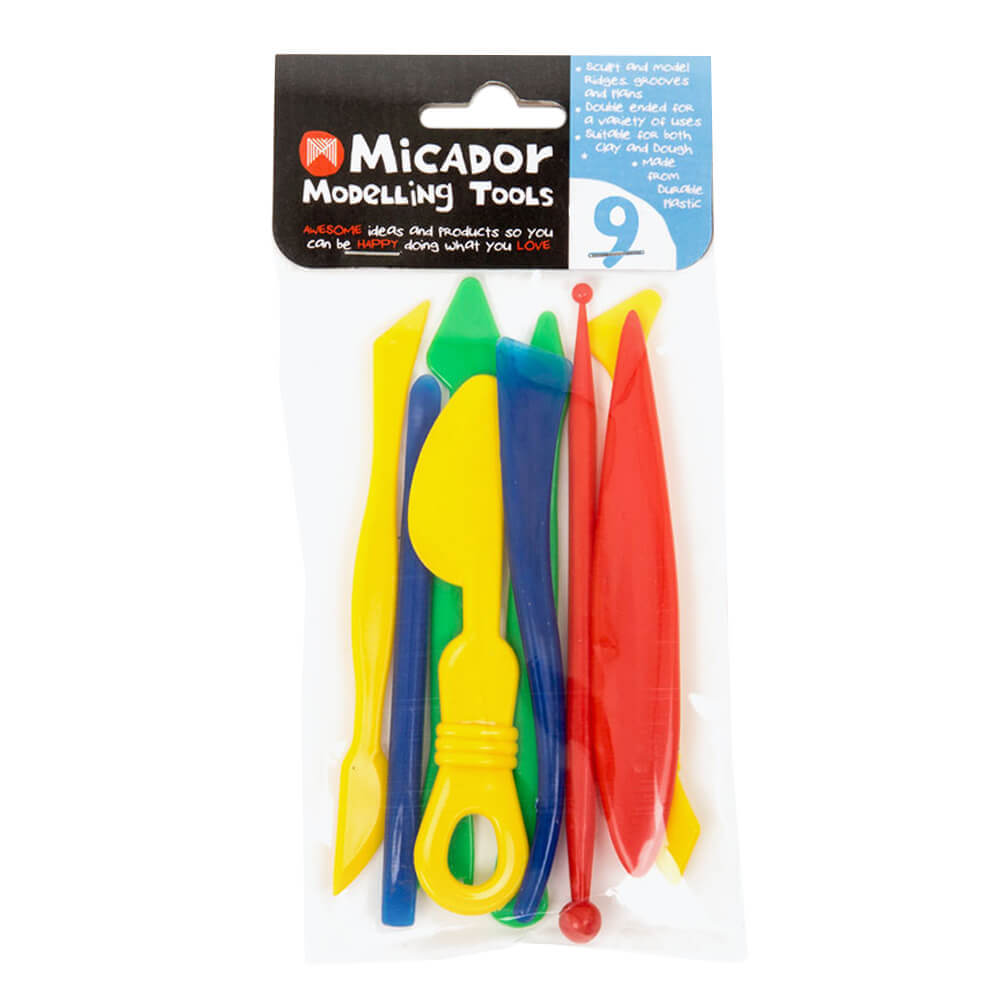 Micador Modelling Tools 9pk (Assorted)