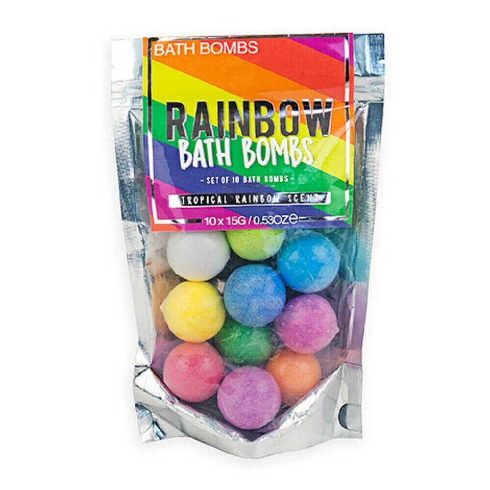 Rainbow Bath Bombs