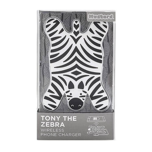 Mustard Zebra Wireless Phone Charger